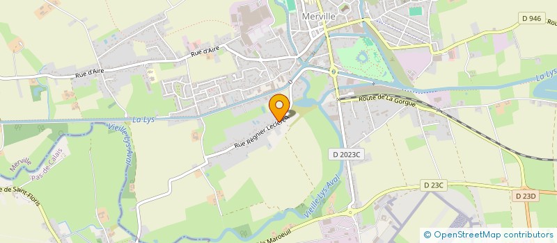 localisation de l'entreprise MADAME MARJORIE DELEPINE  MERVILLE