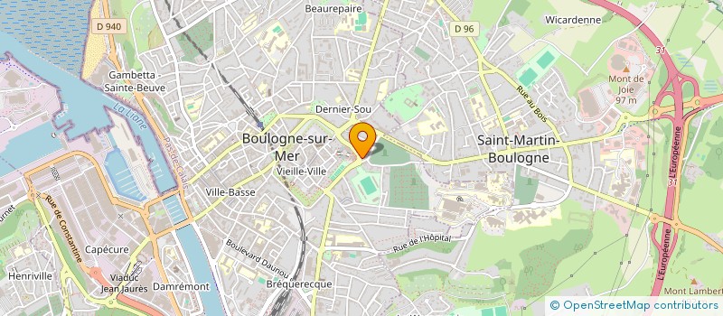 localisation de l'entreprise MADAME MARJORIE DELVAL à BOULOGNE-SUR-MER