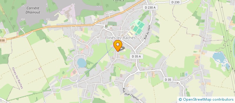 localisation de l'entreprise MADAME MARJORIE DEMEY  FLINES-LEZ-RACHES