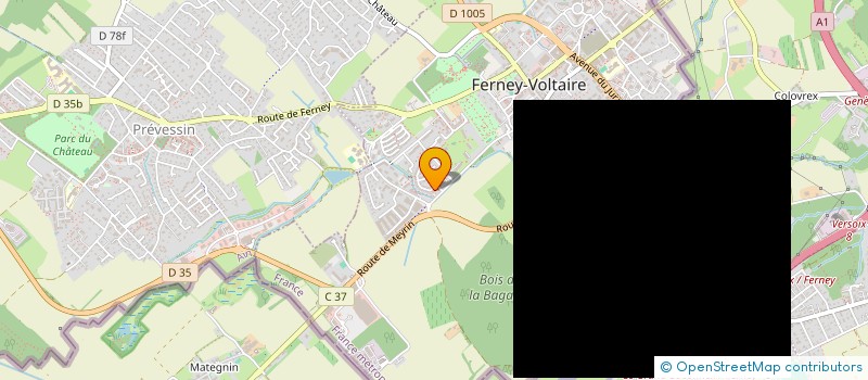 localisation de l'entreprise MADAME MARJORIE DI FOLCO à FERNEY-VOLTAIRE