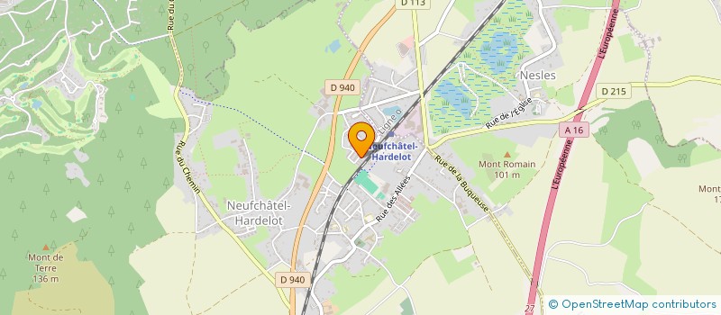 localisation de l'entreprise MADAME MARJORIE DOUCHIN  NEUFCHATEL-HARDELOT