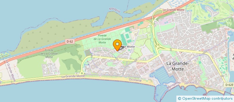 localisation de l'entreprise MADAME MARJORIE DUCHENE  LA GRANDE-MOTTE