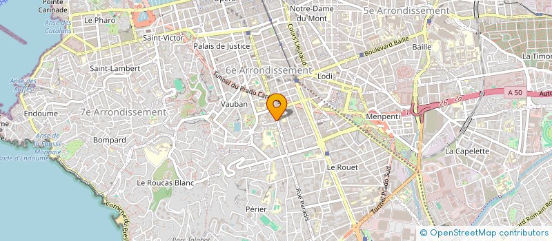 localisation de l'entreprise MADAME MARJORIE DUJARDIN à MARSEILLE