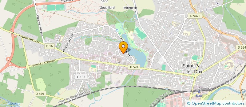 localisation de l'entreprise MADAME MARJORIE DUPIN  SAINT-PAUL-LES-DAX