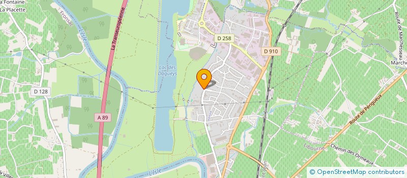 localisation de l'entreprise MADAME MARJORIE DUPRAT à LIBOURNE