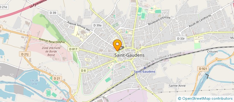 localisation de l'entreprise MADAME MARJORIE DUPUY  SAINT-GAUDENS