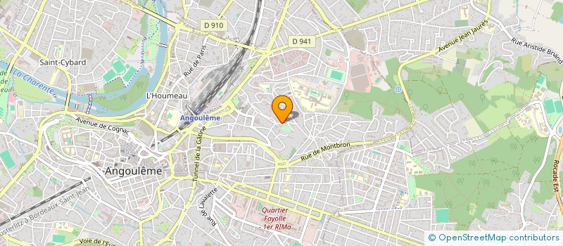 localisation de l'entreprise MADAME MARJORIE ELION à ANGOULEME