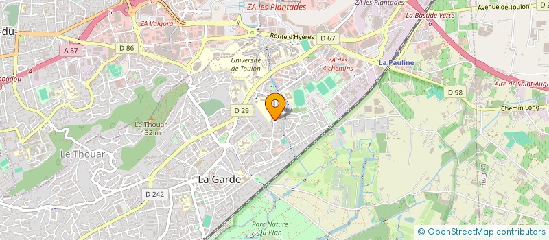 localisation de l'entreprise MADAME MARJORIE EMEL  LA GARDE