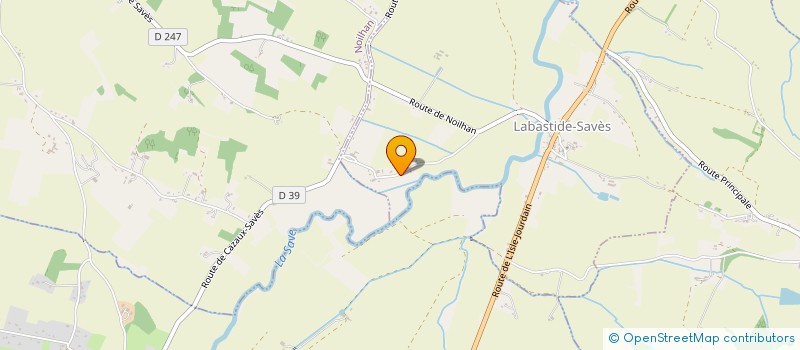 localisation de l'entreprise MADAME MARJORIE EMONET  LABASTIDE-SAVES