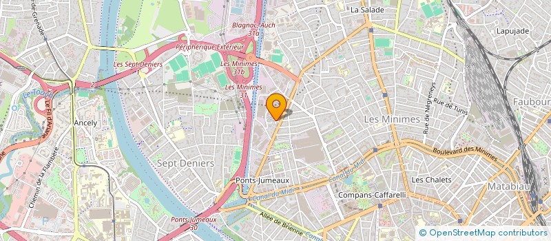 localisation de l'entreprise MADAME MARJORIE ETIENNE  TOULOUSE