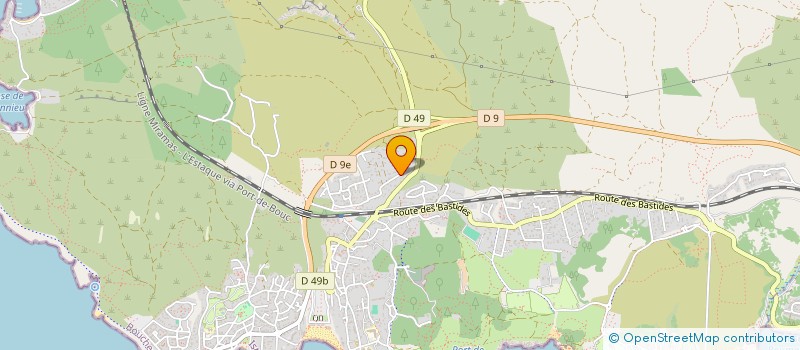 localisation de l'entreprise MADAME MARJORIE FABRE  MARTIGUES