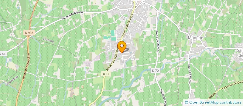 localisation de l'entreprise MADAME MARJORIE FIGOUREUX  CAROMB