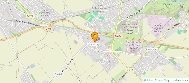 localisation de l'entreprise MADAME MARJORIE FLANDRIN  ROUVROY