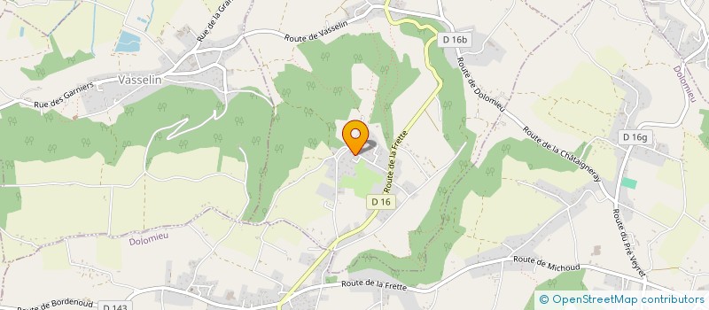 localisation de l'entreprise MADAME MARJORIE FUCILE à SAINT-SORLIN-DE-MORESTEL