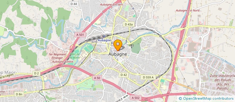localisation de l'entreprise MADAME MARJORIE GABRIEL à AUBAGNE