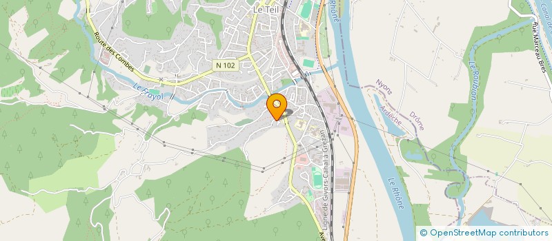 localisation de l'entreprise MADAME MARJORIE GAILLARD  LE TEIL