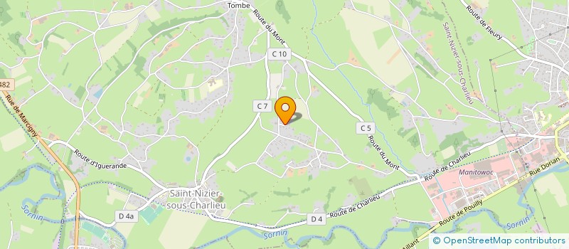 localisation de l'entreprise MADAME MARJORIE GALILEA  SAINT-NIZIER-SOUS-CHARLIEU