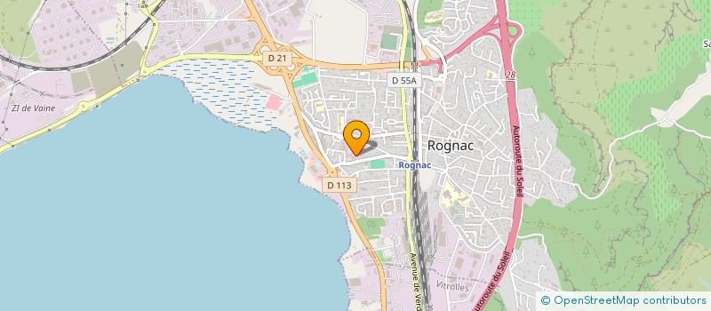 localisation de l'entreprise MADAME MARJORIE GARCIA  ROGNAC