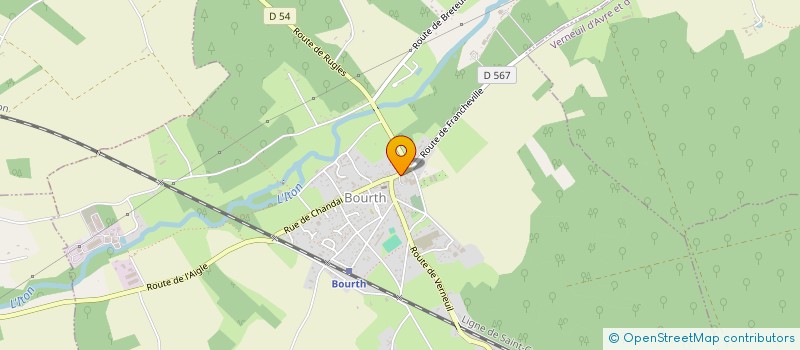 localisation de l'entreprise MADAME MARJORIE GICQUEL  CHAISE-DIEU-DU-THEIL