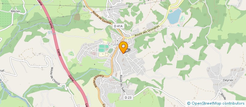 localisation de l'entreprise MADAME MARJORIE GONTARD  LA ROCHE-SUR-FORON