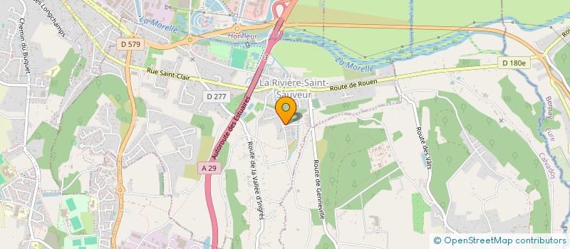 localisation de l'entreprise MADAME MARJORIE GOSSELIN  LA RIVIERE-SAINT-SAUVEUR