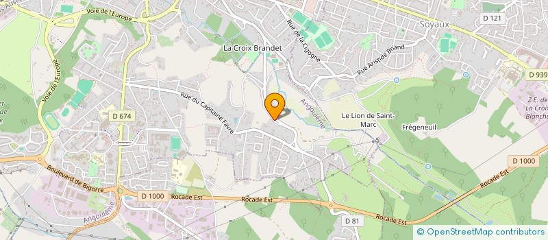 localisation de l'entreprise MADAME MARJORIE GOUIN à ANGOULEME