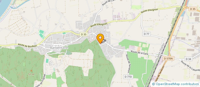 localisation de l'entreprise MADAME MARJORIE GRAN  BARBENTANE