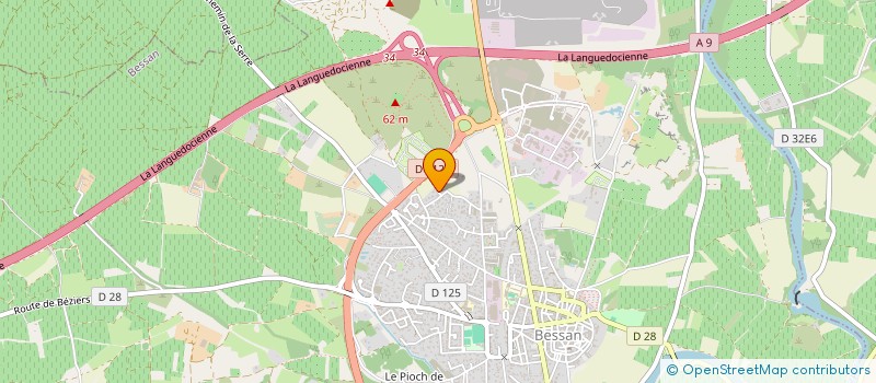 localisation de l'entreprise MADAME MARJORIE GREGOIRE  BESSAN