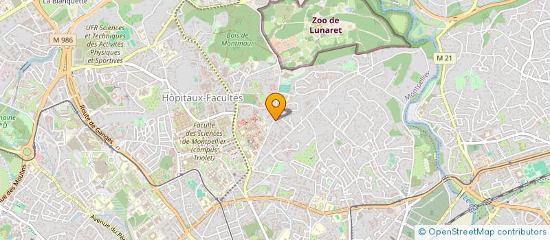 localisation de l'entreprise MADAME MARJORIE GUBLIN à MONTPELLIER