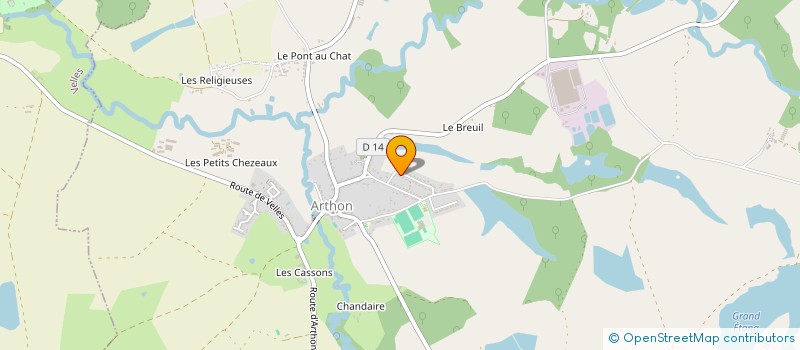 localisation de l'entreprise MADAME MARJORIE GUIGNARD à ARTHON