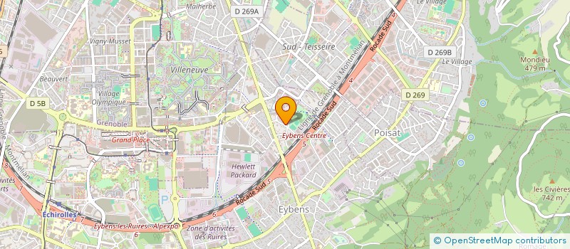 localisation de l'entreprise MADAME MARJORIE HAOND  EYBENS