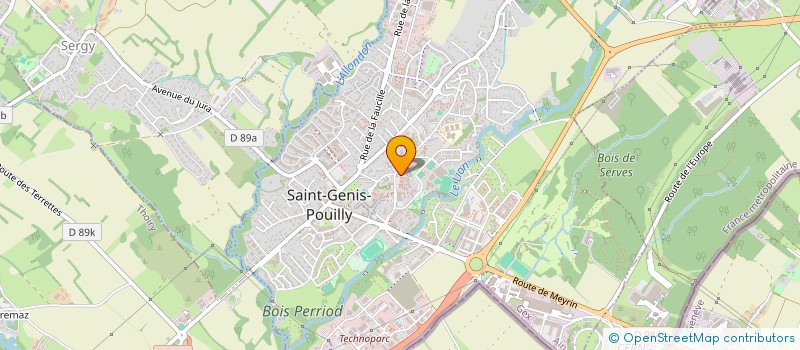 localisation de l'entreprise MADAME MARJORIE HECQ à SAINT-GENIS-POUILLY