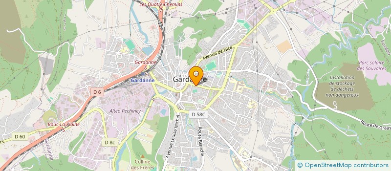 localisation de l'entreprise MADAME MARJORIE HUGUENIN-VIRCHAUX à GARDANNE