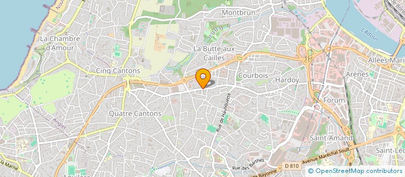 localisation de l'entreprise MADAME MARJORIE IRIGOYEN  ANGLET