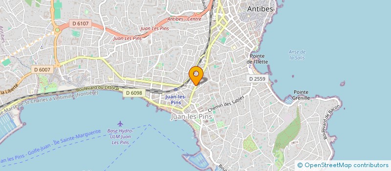 localisation de l'entreprise MADAME MARJORIE JACKOWSKA  VALLAURIS