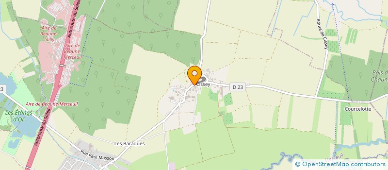 localisation de l'entreprise MADAME MARJORIE JACQUET  MERCEUIL