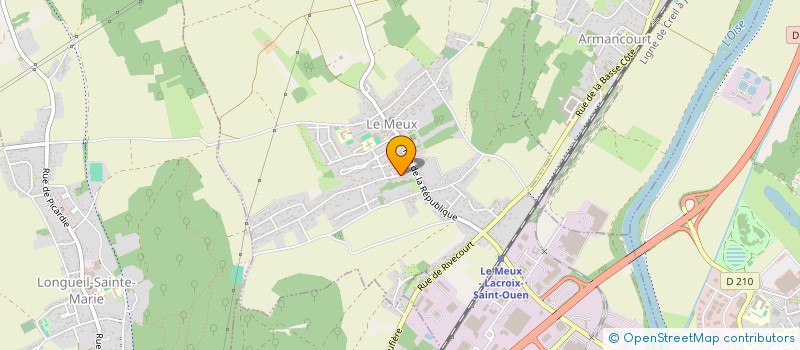 localisation de l'entreprise MADAME MARJORIE JORIAUX  LACROIX-SAINT-OUEN