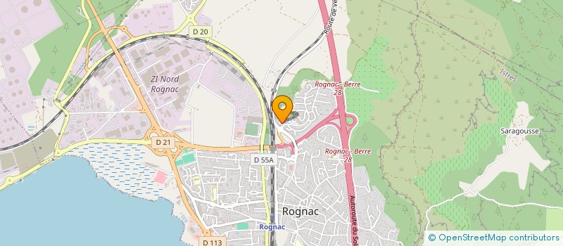 localisation de l'entreprise MADAME MARJORIE JOUBERT  ROGNAC