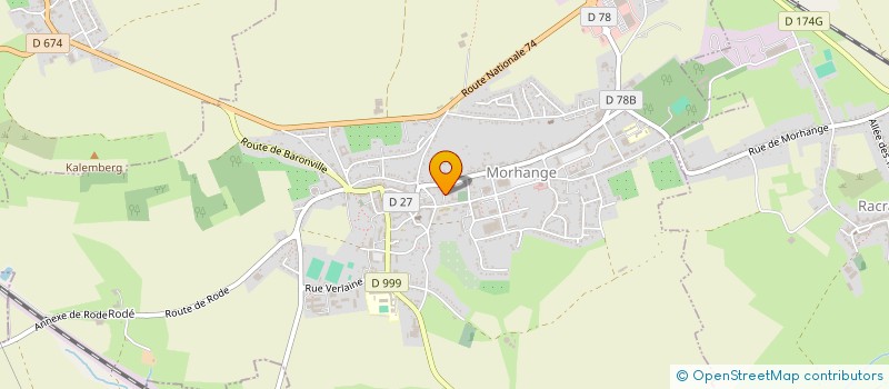 localisation de l'entreprise MADAME MARJORIE KNOEPFLY  MORHANGE