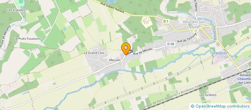 localisation de l'entreprise MADAME MARJORIE KOLLMANN  VEUZAIN-SUR-LOIRE