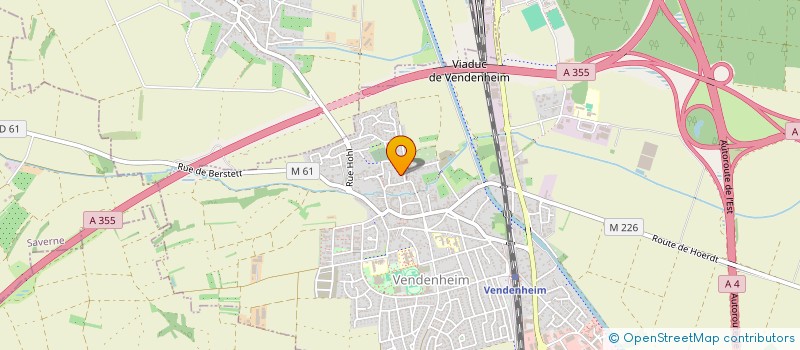 localisation de l'entreprise MADAME MARJORIE KREUTZER  STRASBOURG