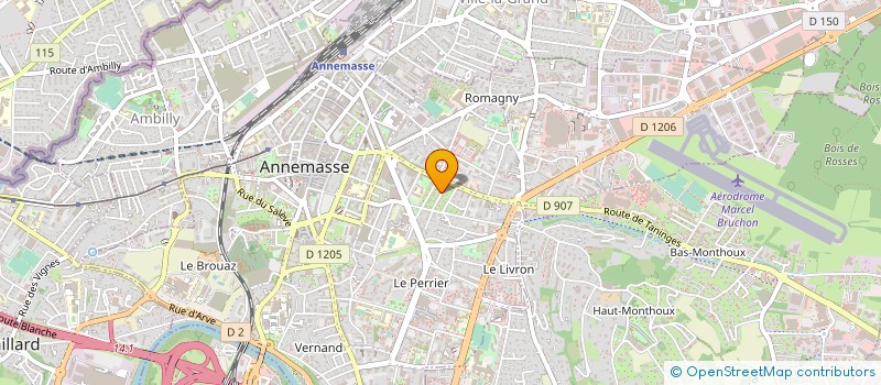 localisation de l'entreprise MADAME MARJORIE KUGEL à ANNEMASSE