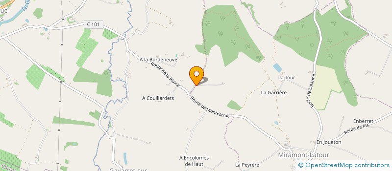 localisation de l'entreprise MADAME MARJORIE LAFITAN à MIRAMONT-LATOUR