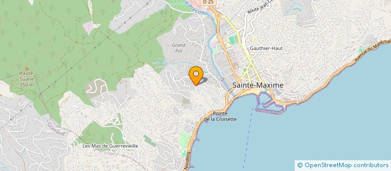 localisation de l'entreprise MADAME MARJORIE LAFOLIE à SAINTE-MAXIME