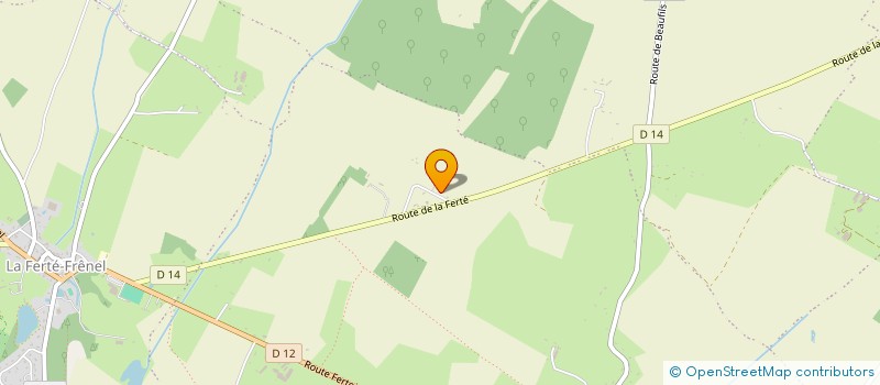 localisation de l'entreprise MADAME MARJORIE LAINE à LA FERTE-EN-OUCHE