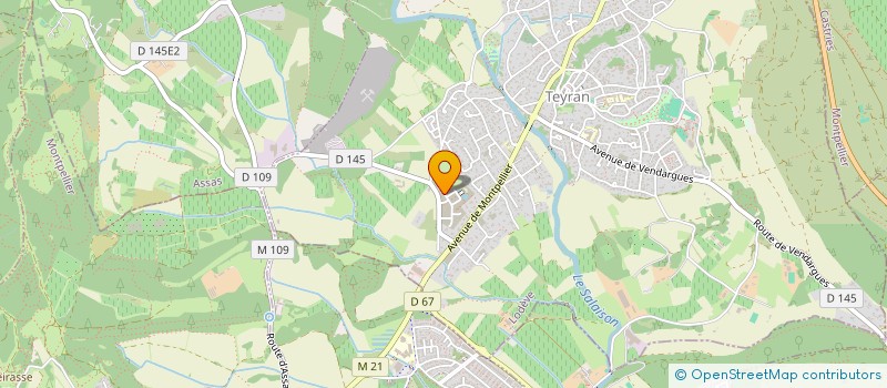 localisation de l'entreprise MADAME MARJORIE LAPIERRE  TEYRAN