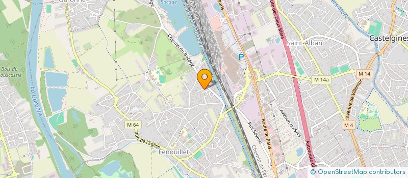 localisation de l'entreprise MADAME MARJORIE LAROUZE  FENOUILLET