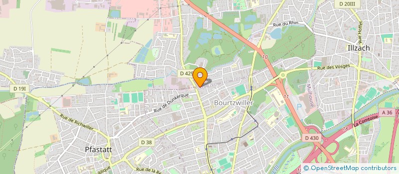 localisation de l'entreprise MADAME MARJORIE LAURENT  KINGERSHEIM