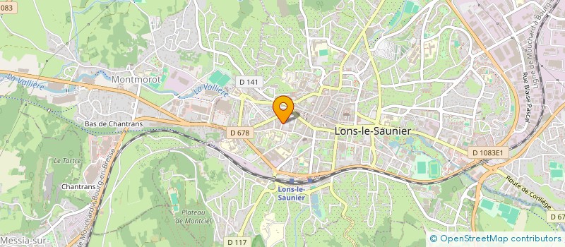 localisation de l'entreprise MADAME MARJORIE LAZARD à LONS-LE-SAUNIER