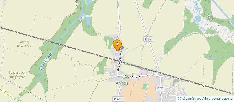 localisation de l'entreprise MADAME MARJORIE LE BERRE  ANNOIS